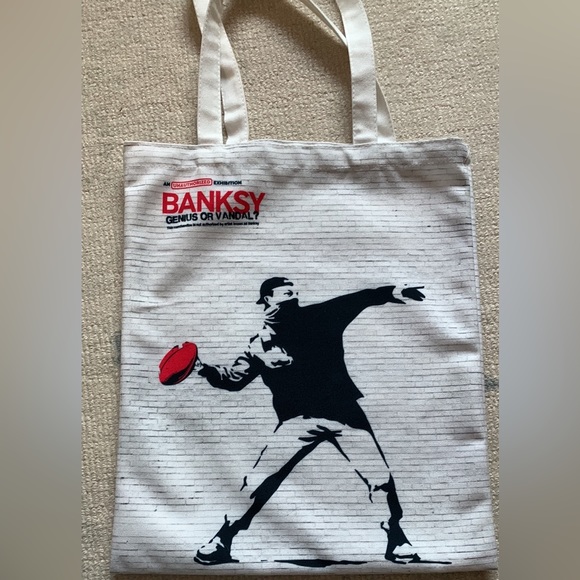 Banksy Exhibit official tote (new) - Picture 5 of 7